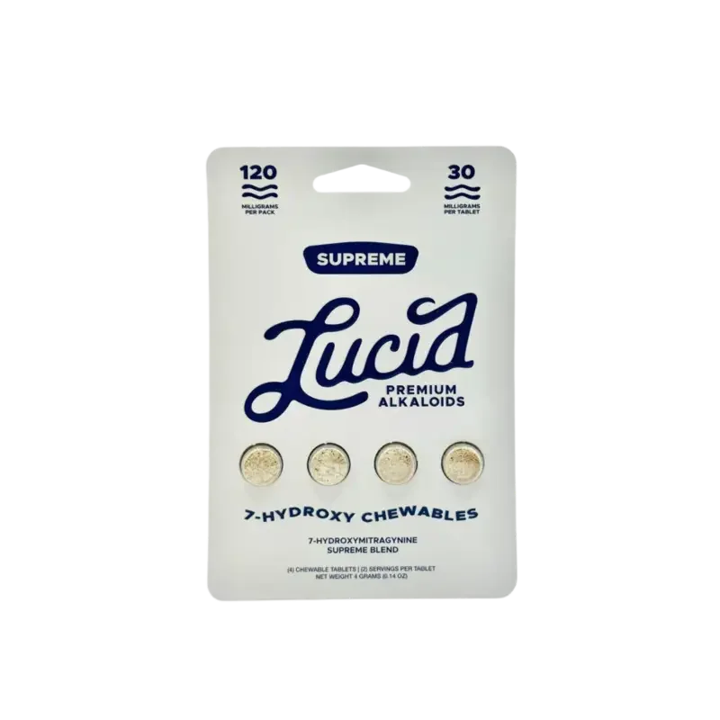 Lucid 4ct Supreme 7OH Chewable Tabs 30mg per Tablet - Seven Tech