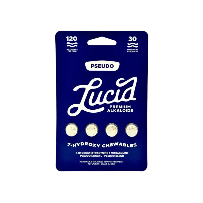 Lucid 4ct Pseudo 7OH Chewable Tabs 30mg per Tablet - Seven Tech
