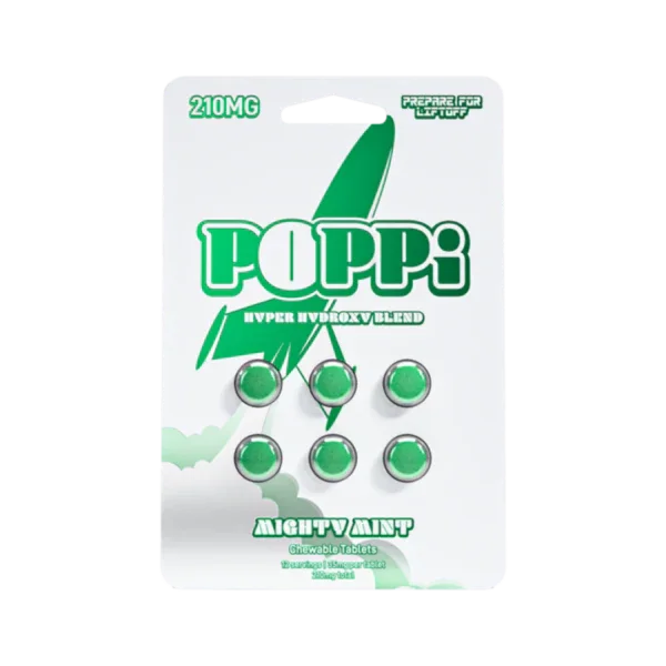 Poppi 6ct 7OH Tabs Mighty Mint 35mg Per Tablet - Seven Tech