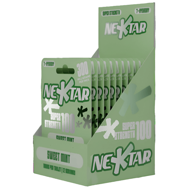 NEKTAR 3ct 7OH Chewable Tabs Super Strength Sweet Mint 100mg Per Tablets - Seven Tech