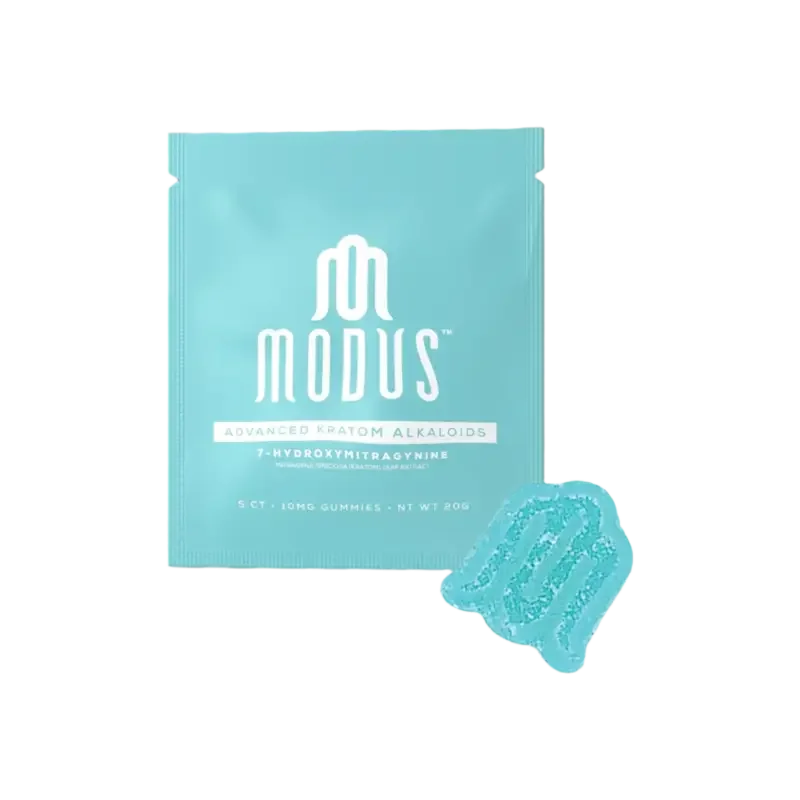 Modus 5ct 7OH Blue Razz Gummies 10mg per Gummy - Seven Tech