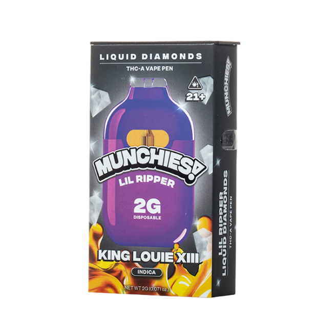 MUNCHIES LIL RIPPER 2G DISPOSABLE - KING LOUIE XIII INDICA - Seven Tech