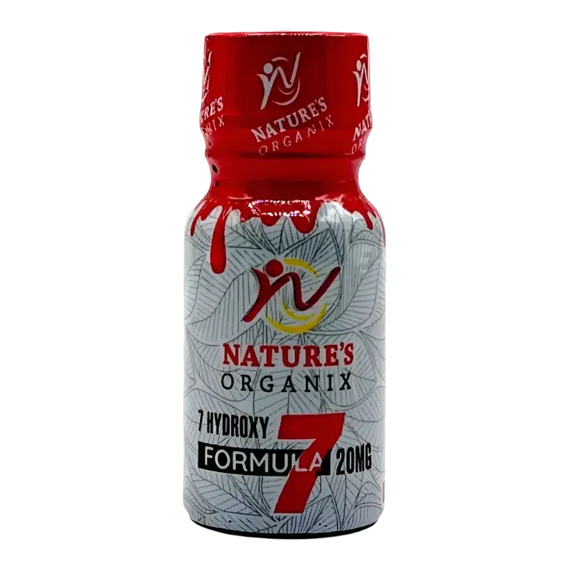 Nature's Organix 7 Hydroxymitragynine Liquid Shot Red 20mg - Seven Tech