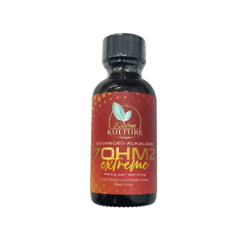 OHM Extreme Advanced Alkaloid Supplement by Kratom Kulture 40mg Shots - Seven Tech