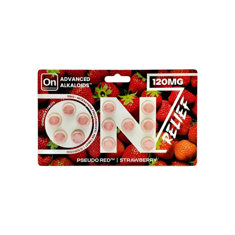 On7 12ct 7OH + Pseudo Strawberry Tabs 10mg Per Tablet - Seven Tech