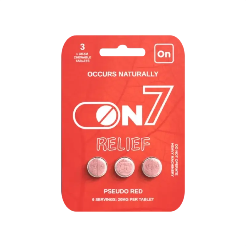 On7 3ct 7OH Pseudo Red Tabs 20mg per Tablet - Seven Tech