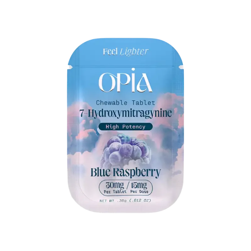 Opia 1ct 7OH Chewable Tabs Blue Raspberry 30mg per Tablet - Seven Tech