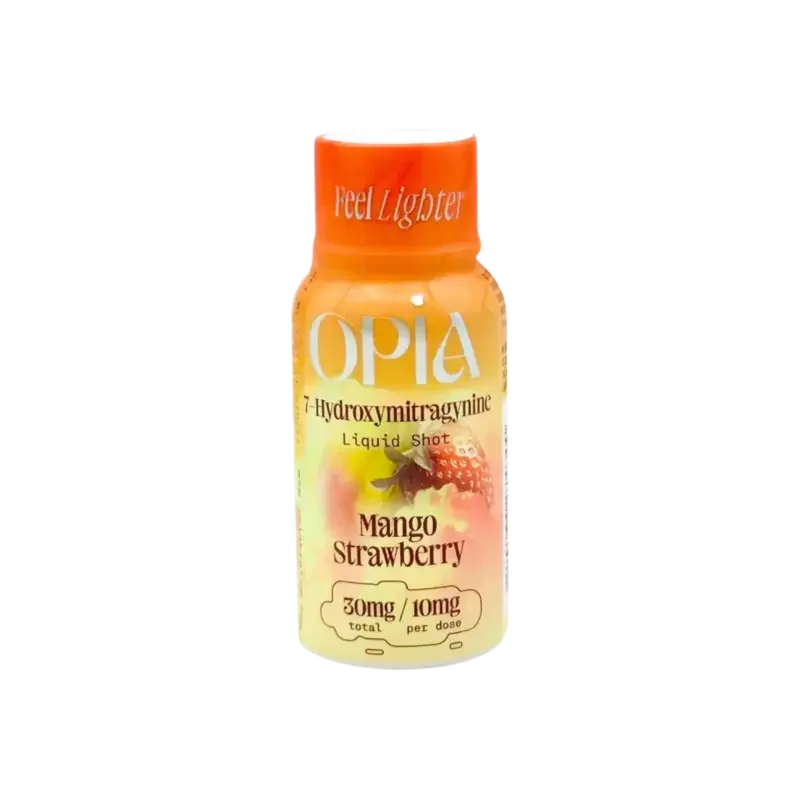 Opia 7 Hydroxymitragynine Liquid Shot Mango Strawberry 30ml - Seven Tech