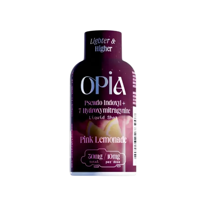 Opia Pseudo 7 Hydroxymitragynine Liquid Shot Pink Lemonade 30ml - Seven Tech