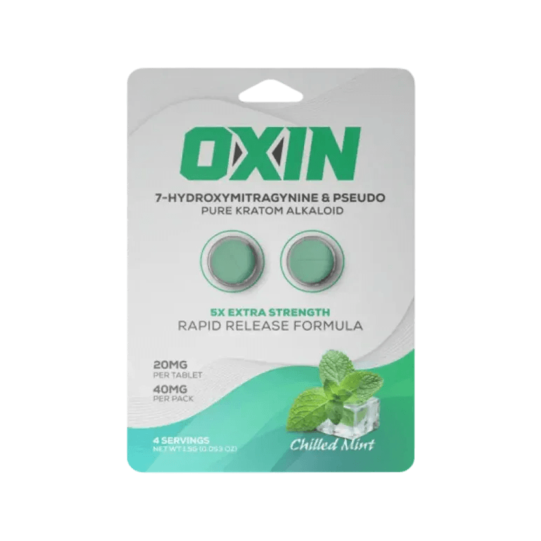 Oxin 2ct 7OH + Psuedo Mint Chewable Tabs 20mg Per Tablet - Seven Tech