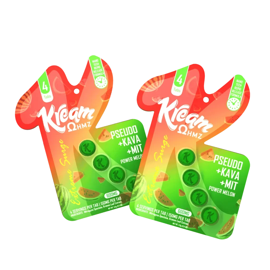 Kream 4ct Pseudo Kava Mit Power Melon Premium 150mg per Tablet - Seven Tech