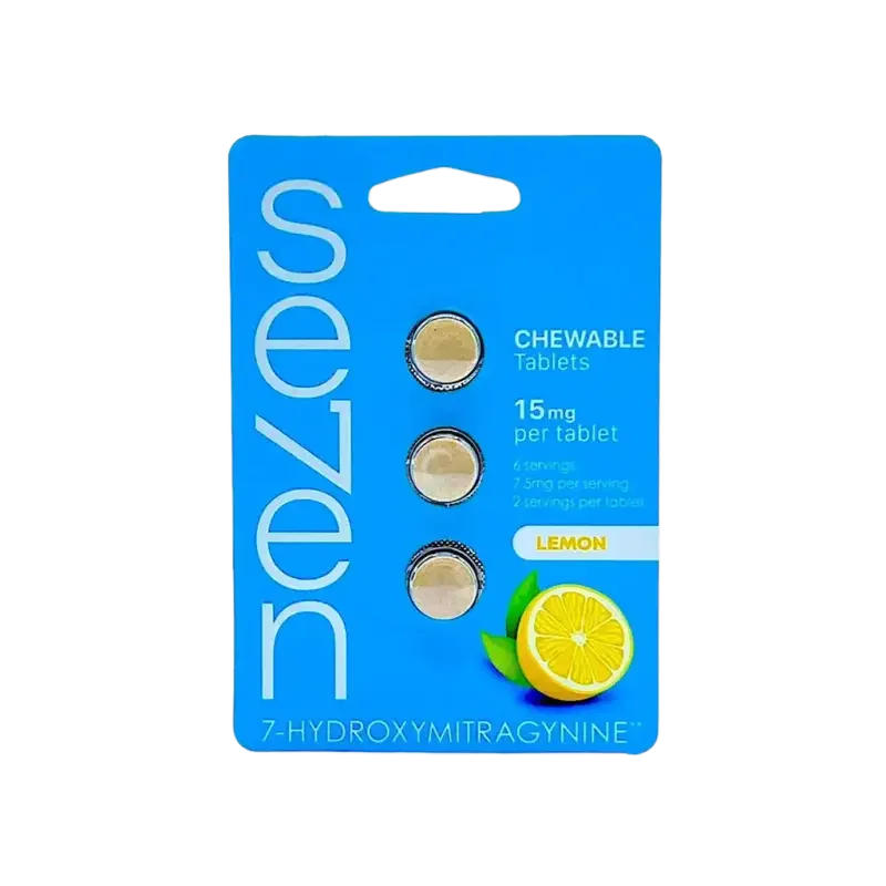 Se7en 3ct 7OH Chewable Tabs Lemon 15mg per Tablet - Seven Tech