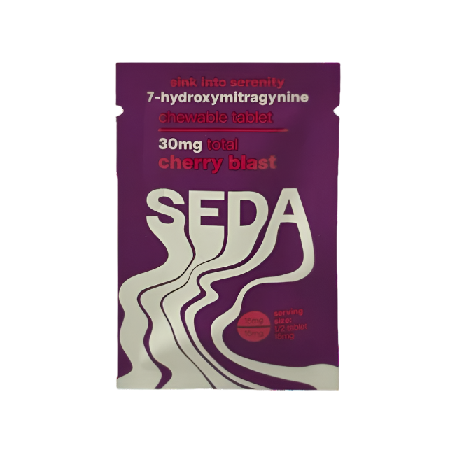 SEDA 1ct 7OH Chewable Tabs Cherry Blast 30mg Per Tablets - Seven Tech