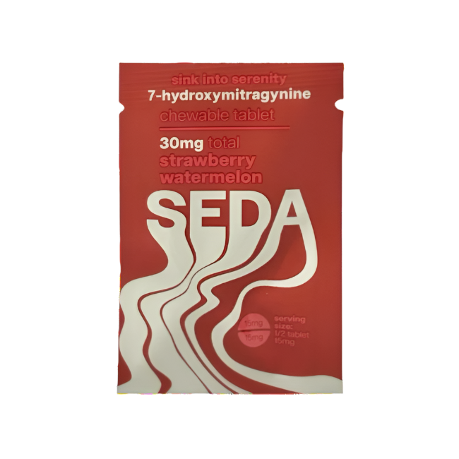 SEDA 1ct 7OH Chewable Tabs Strawberry Watermelon 30mg Per Tablets - Seven Tech