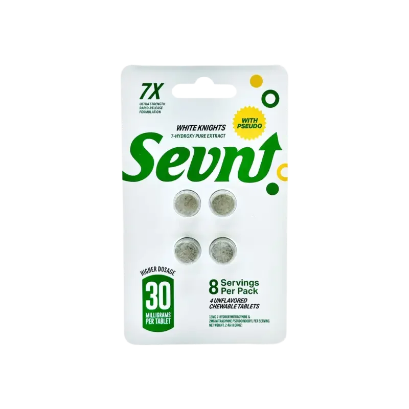 Sevn 4ct 7OH + Pseudoindoxyl Tabs White Knights 30mg Per Tablet - Seven Tech