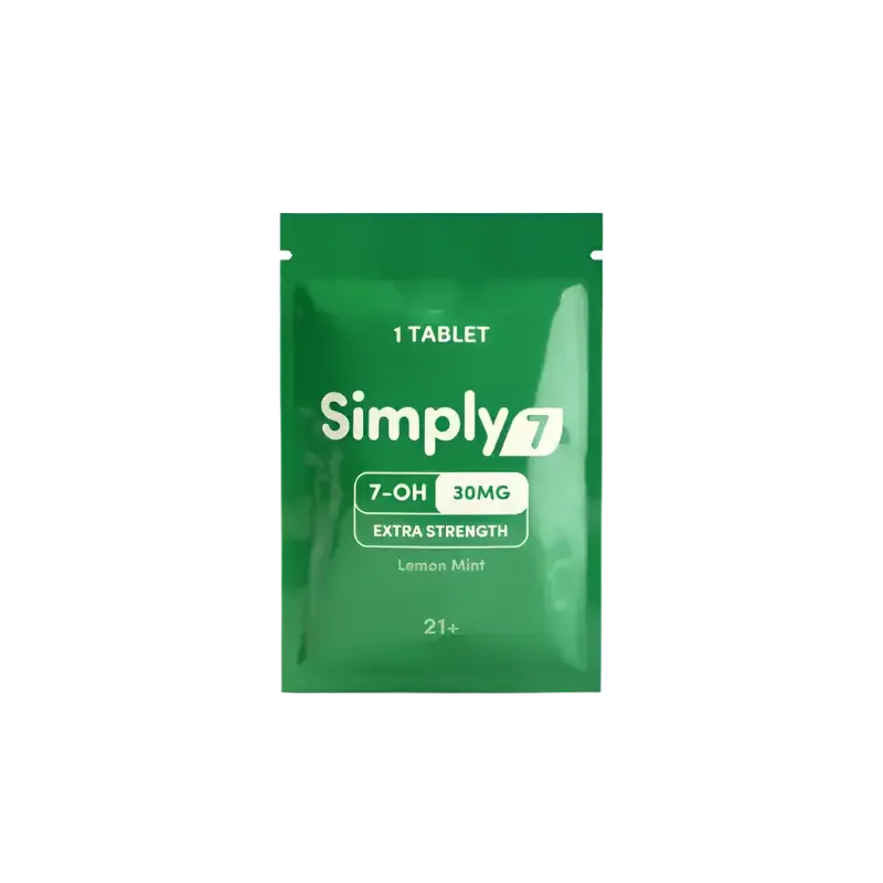 Simply7 1ct 7OH Tabs Lemon Mint 30mg per Tablet - Seven Tech