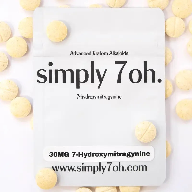 Simply 7oh 5ct 7OH Blue Razz Tabs 30mg Per Tablet - Seven Tech