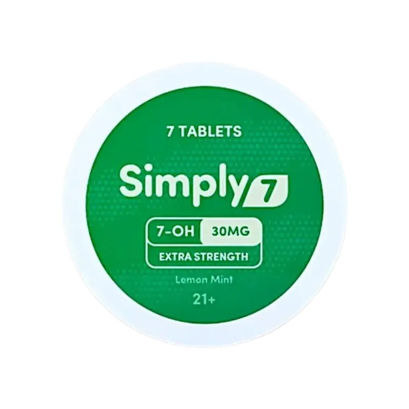 Simply7 7ct 7OH Tabs Lemon Mint 30mg per Tablet - Seven Tech