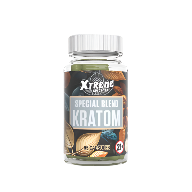 XTREME SPECIOSA KRATOM CAPSULES 65CT - SPECIAL BLEND - Seven Tech