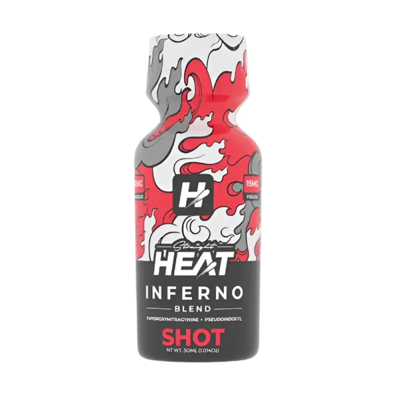 Straight Heat Inferno Blend 7OH + Pseudo Shot 30ml 30mg - Seven Tech