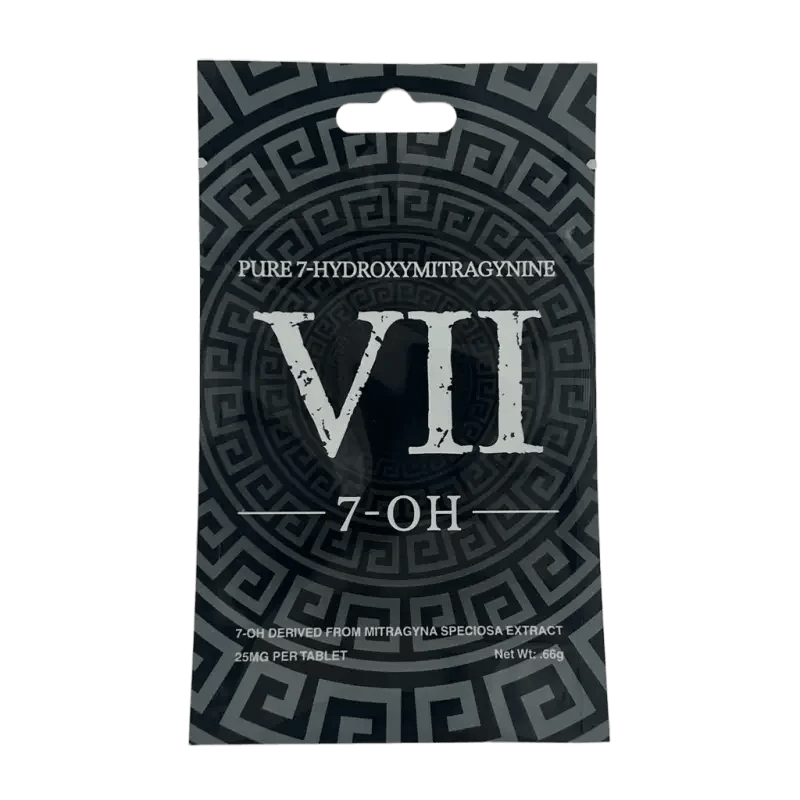 VII 50ct 7OH Raspberry Tabs 25mg per Tablet - Seven Tech