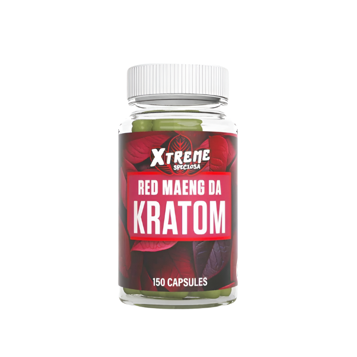 XTREME SPECIOSA Kratom CAPSULES 150CT - MAENG DA RED VEIN - Seven Tech