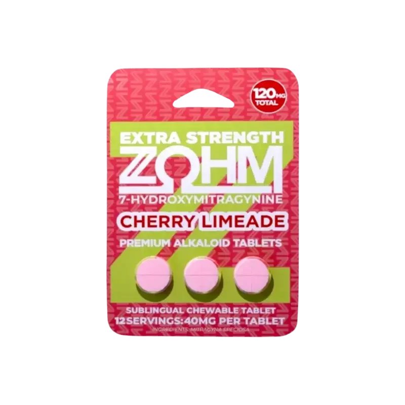 ZOHM 3ct 7OH Extra Strength Cherry Limeade 40mg per Tablet - Seven Tech