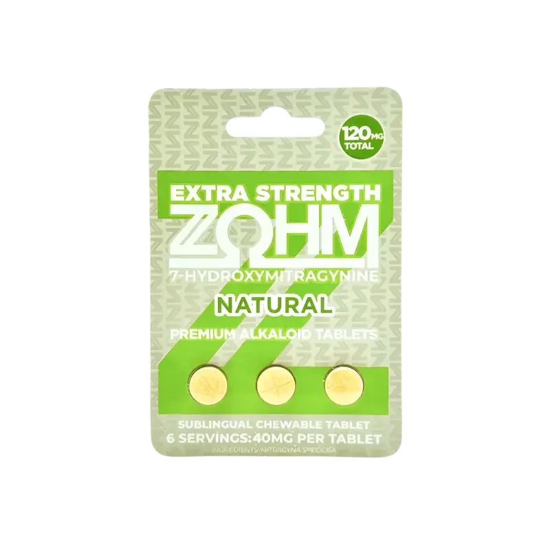 ZOHM 3ct 7OH Natural Tabs 40mg per Tablet - Seven Tech