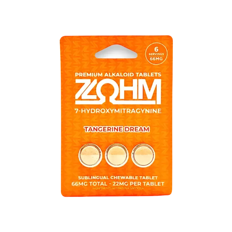 ZOHM 3ct 7OH Tangerine Dream Tabs 22mg per Tablet - Seven Tech