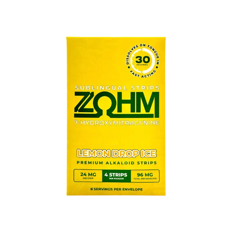 ZOHM 4ct 7OH Lemon Drop Strips 24mg per Strip - Seven Tech