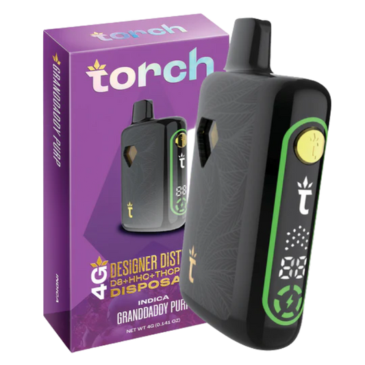 Torch Designer Distillate 4g Disposable Grandaddy Purp Indica