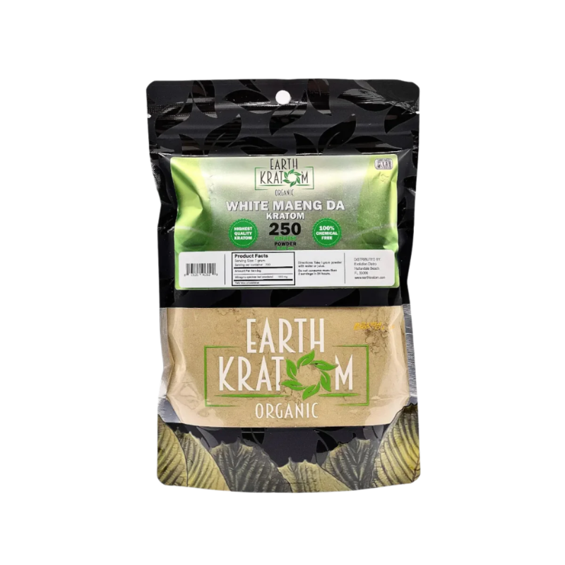 EARTH KRATOM POWDER 250G - MAENG DA WHITE VEIN - Seven Tech