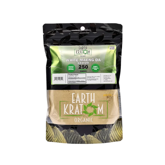 EARTH KRATOM POWDER 250G - MAENG DA WHITE VEIN - Seven Tech