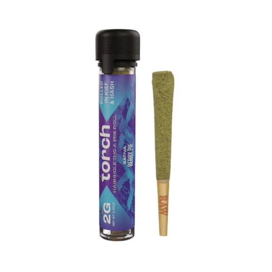 Torch Hashhole Pre-Roll 2g THC-A Rolled in Kief & Hash Berry Pie Sativa