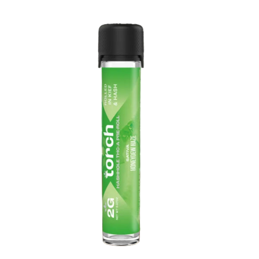 Torch Hashhole Pre-Roll 2g THC-A Rolled in Kief & Hash Honeydew Haze Sativa