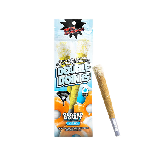 Delta Munchies Double Doinks Glazed Donut Hybrid