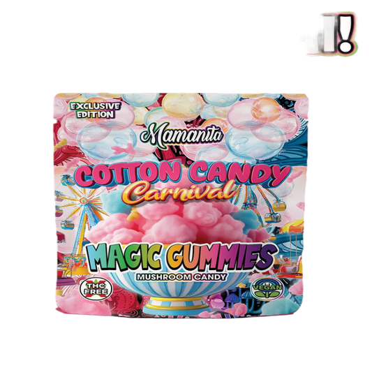 🎁 Mamanita Cotton Candy Magic Gummies Mushroom Candy 10pcs 800mg 8000mg Per Pkg (100% off)