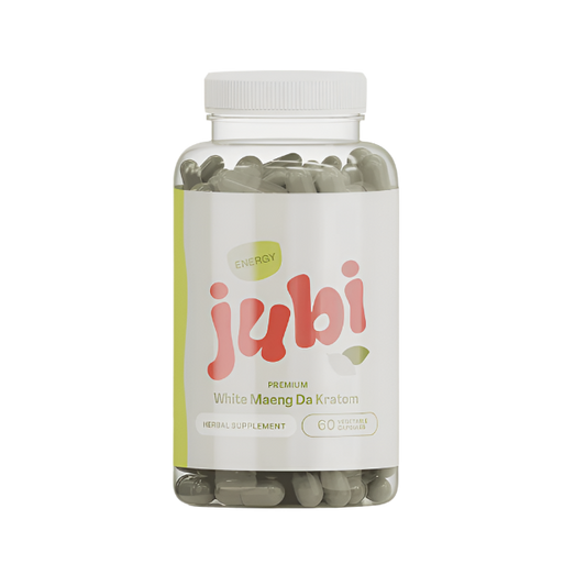 Jubi Energy White Maeng Da Kratom Capsules 60ct - Seven Tech
