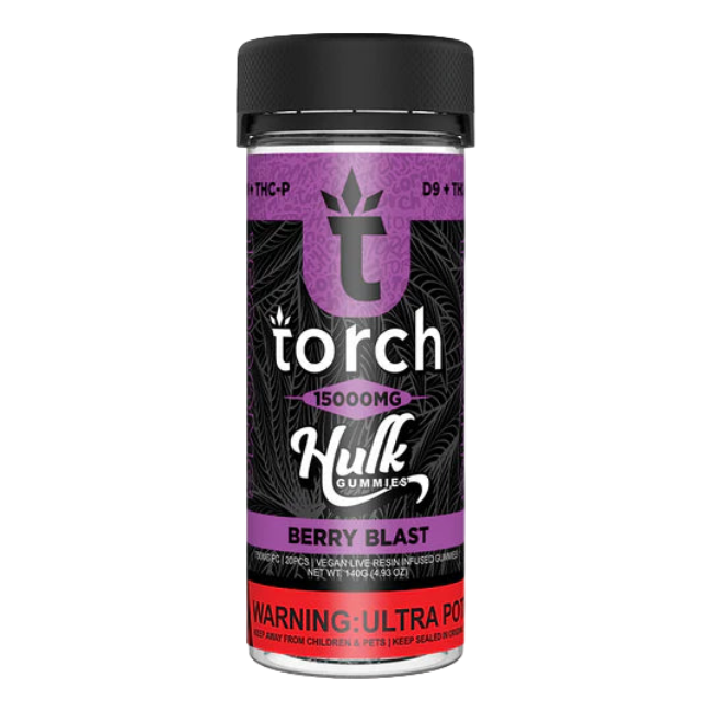 Torch Hulk Gummies 15000mg Berry Blast