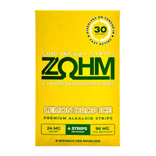 ZOHM 7-Hydroxymitragynine Strips 4ct 24mg per Strip