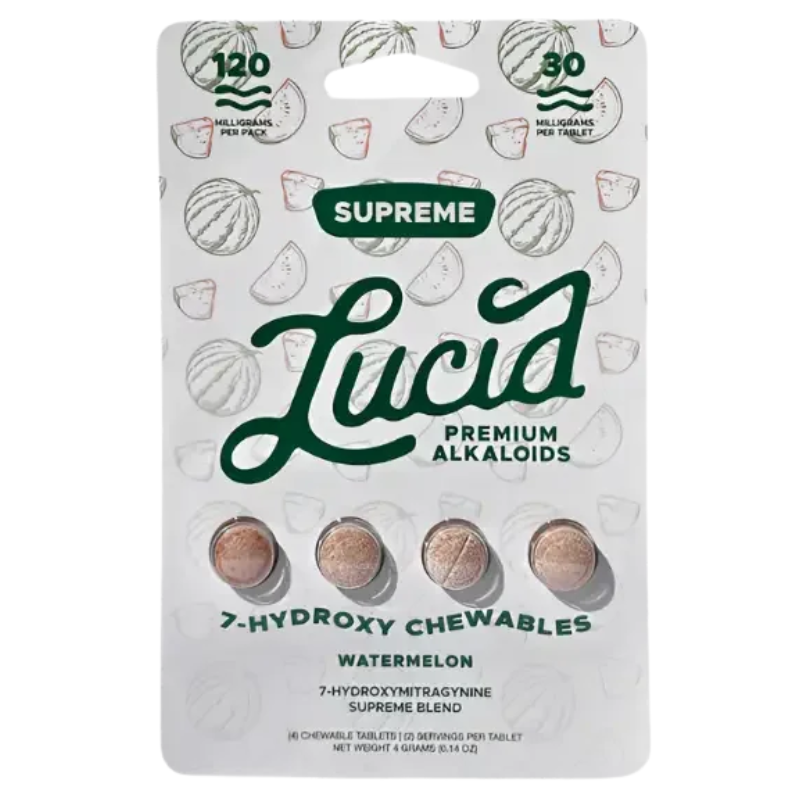 Lucid 7-Hydroxymitragynine Chewable Tabs 4ct 30mg per Tablets