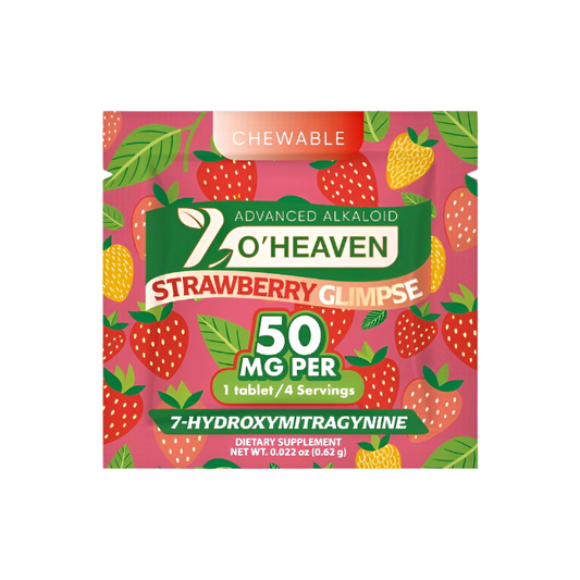 7 O'Heaven 1ct 7OH Tabs Strawberry Glimpse 50mg Per Tablets - Seven Tech