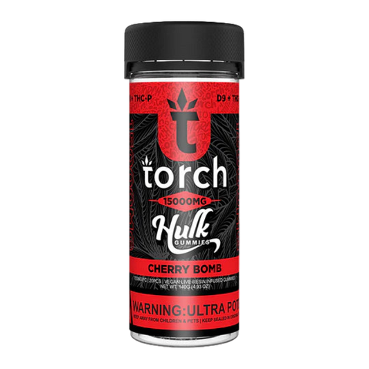 Torch Hulk Gummies 15000mg Cherry Bomb