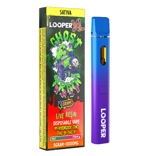 LOOPER XL LIVE RESIN 3G DISPOSABLE - GHOST TRAIN HAZE SATIVA