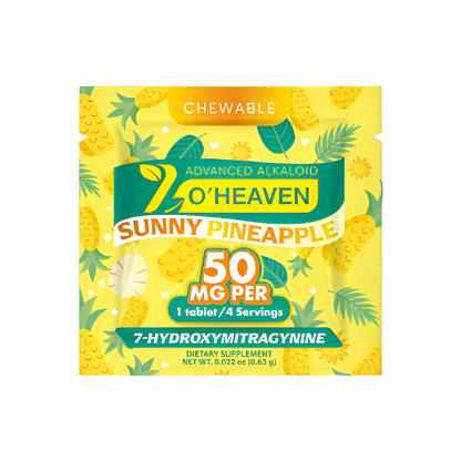 7 O'Heaven 1ct 7OH Tabs Sunny Pineapple 50mg Per Tablets - Seven Tech