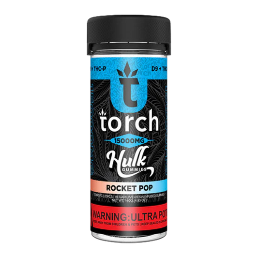 Torch Hulk Gummies 15000mg Rocket Pop