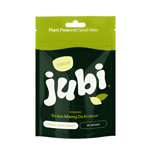 Jubi Focus Green Maeng Da Kratom Powder 60g - Seven Tech