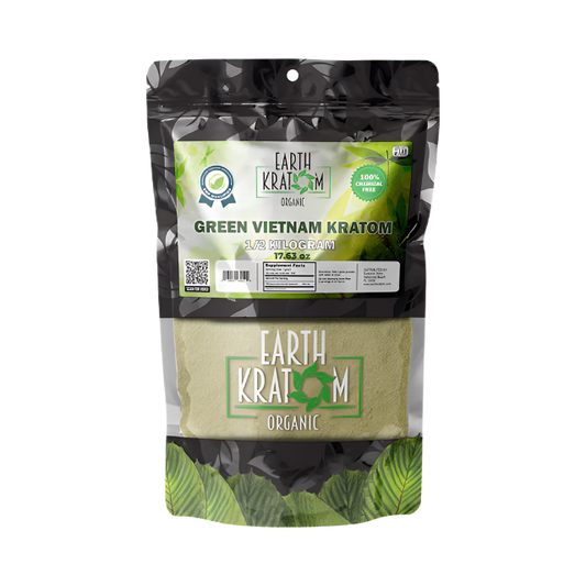 EARTH KRATOM POWDER 500G - VIETNAM GREEN VEIN - Seven Tech