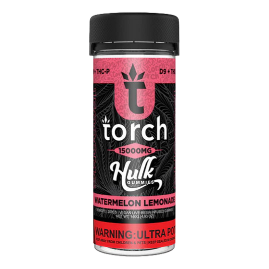 Torch Hulk Gummies 15000mg Watermelon Lemonade