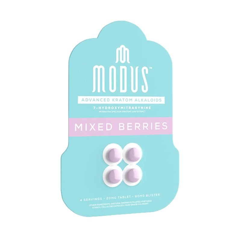 🎁 Modus 7-Hydroxymitragynine Tablets 4ct 20mg per Tablet (100% off)